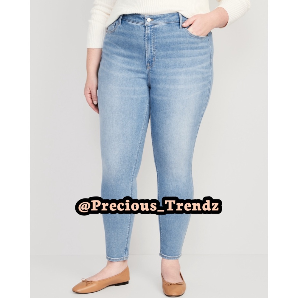 📦 Old Navy High-Waisted Rockstar Super-Skinny Jeans Size 30 Light Wash
